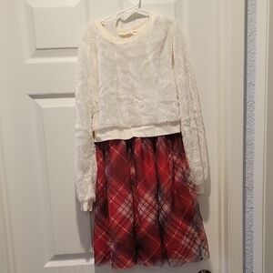 Knitworks Cream Fuzzy Knit Top